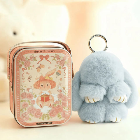 🏆LIMITED TIME SPECIAL SALE 🐰 Handmade Soft Bunny PomPom Charms