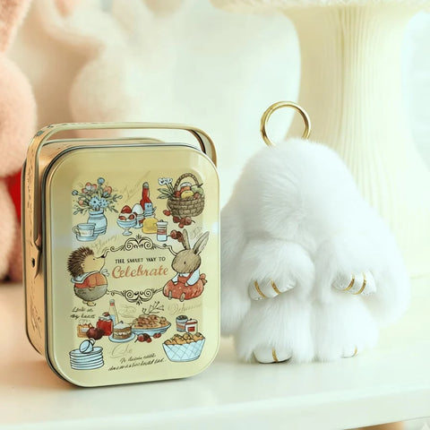🏆LIMITED TIME SPECIAL SALE 🐰 Handmade Soft Bunny PomPom Charms