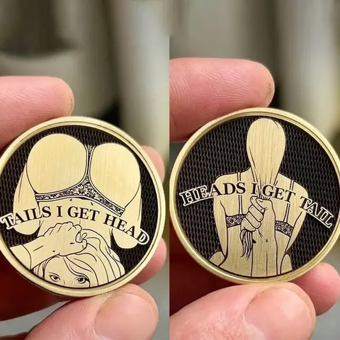 🔥This Week's Special Offer 49% OFF-🤣Funny Heads and Tails Coins