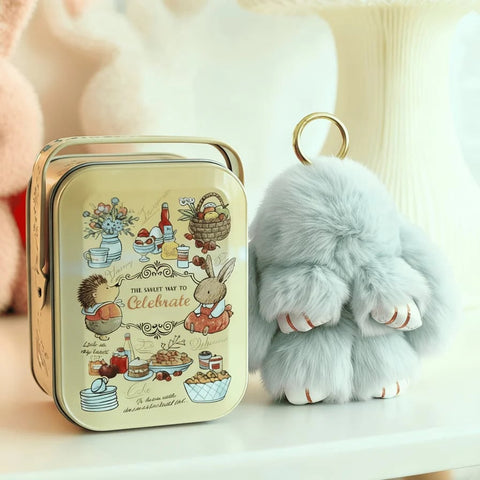🏆LIMITED TIME SPECIAL SALE 🐰 Handmade Soft Bunny PomPom Charms