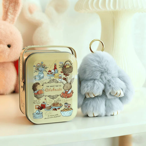 🏆LIMITED TIME SPECIAL SALE 🐰 Handmade Soft Bunny PomPom Charms