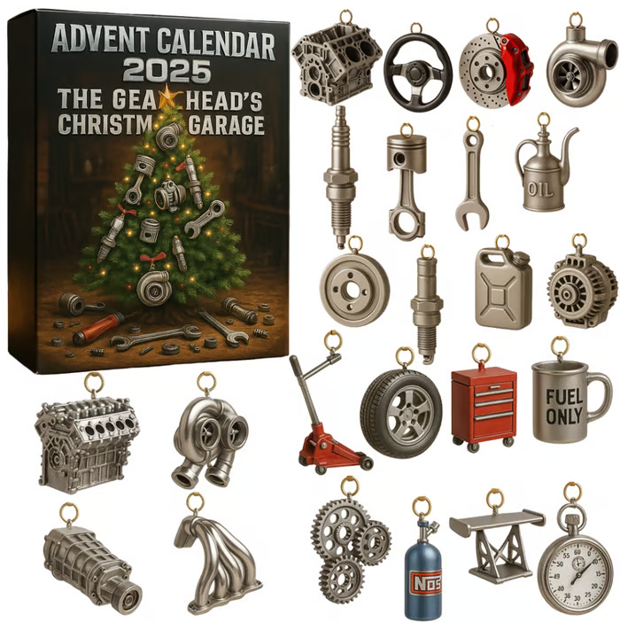 LAST DAY 49% OFF--Advent Calendar 2025: The Gearhead’s Christmas Garage