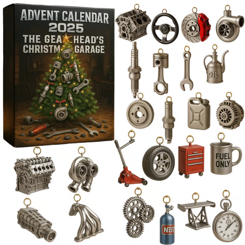 LAST DAY 49% OFF--Advent Calendar 2025: The Gearhead’s Christmas Garage
