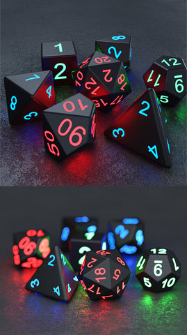 🔥HOT SALE - 50% OFF 🔥2022 New Party Fluorescent 7-Piece Dice