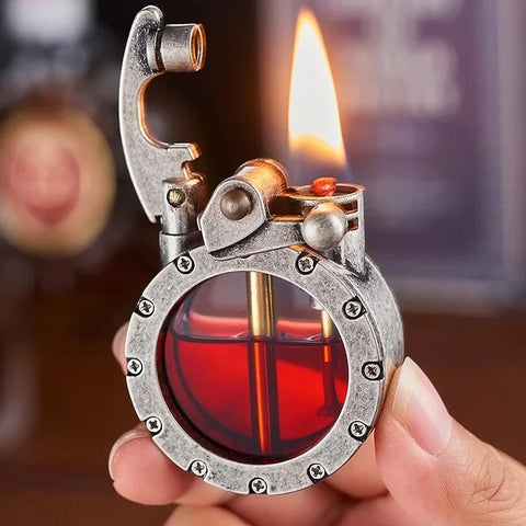 🔥HOT SALE NOW 49% OFF 🎁 - Retro Metal Rocker Kerosene Windproof Lighter