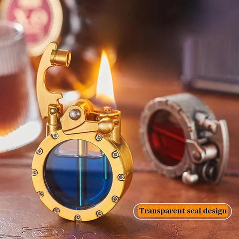🔥HOT SALE NOW 49% OFF 🎁 - Retro Metal Rocker Kerosene Windproof Lighter