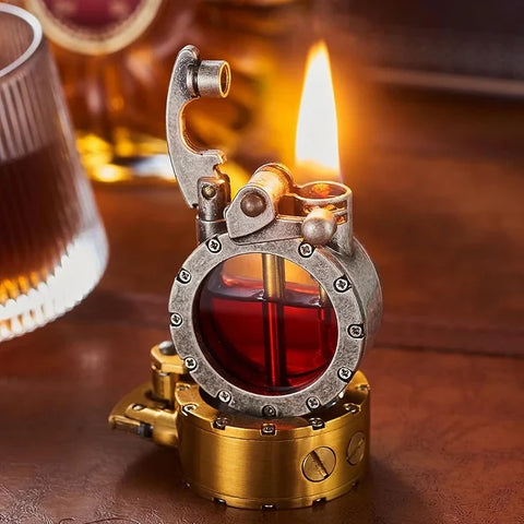 🔥HOT SALE NOW 49% OFF 🎁 - Retro Metal Rocker Kerosene Windproof Lighter