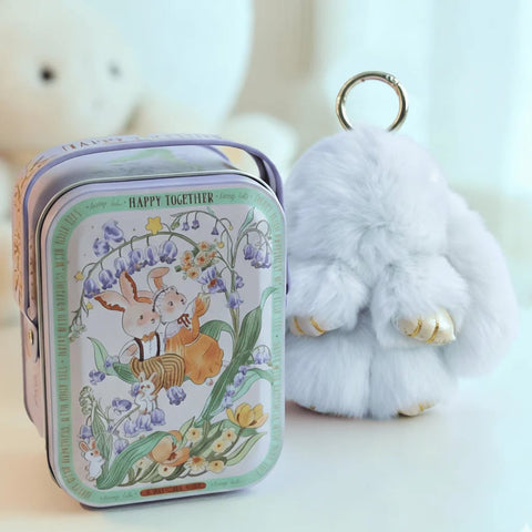 🏆LIMITED TIME SPECIAL SALE 🐰 Handmade Soft Bunny PomPom Charms