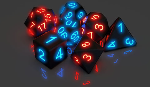 🔥HOT SALE - 50% OFF 🔥2022 New Party Fluorescent 7-Piece Dice