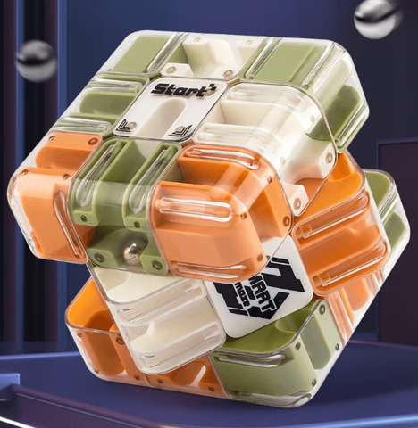 (🎁Last Day 49% OFF)Large Labyrinth 3D Puzzle Maze Cube - Engaging Brain Teaser Toy