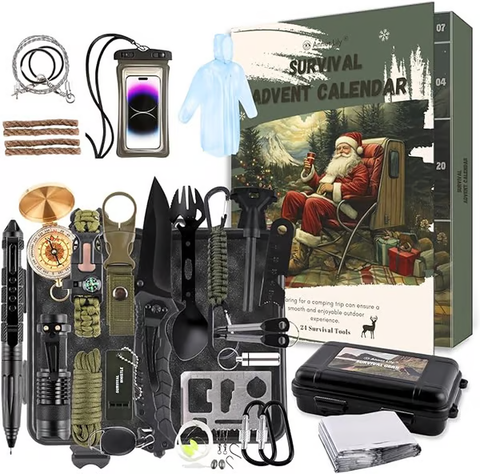 🔥Last Day 49% OFF - Survival Advent Calendar for Adult Men
