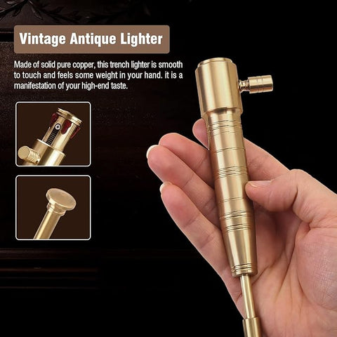 🔥Father's Day Early Sale 65% OFF🔥Windproof Antique Kerosene Lighter. Liberty Torch