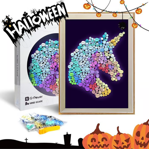 🔥LAST DAY 50% OFF✨Crafted by Hand-🎨DIY Button Art Painting Kit