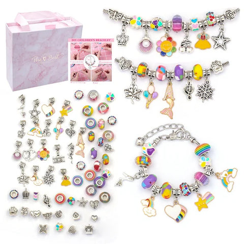 🎁2023-Christmas Hot Sale🎁🎉The Best Gift For Children-🎀DIY Gorgeous Bracelet Set