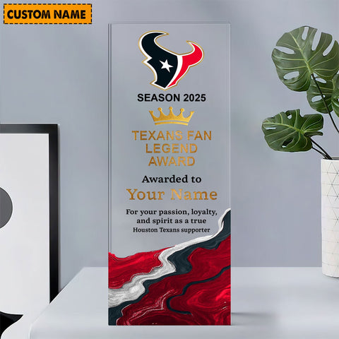 NFL Personalized Acrylic Award Plaque Funny Christmas Gift For Family - Limited Edition