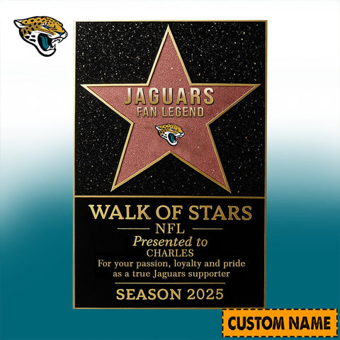 NFL Personalized Walk Of Stars Acrylic Block Plaque Funny Christmas Gift For Family - Limited Edition