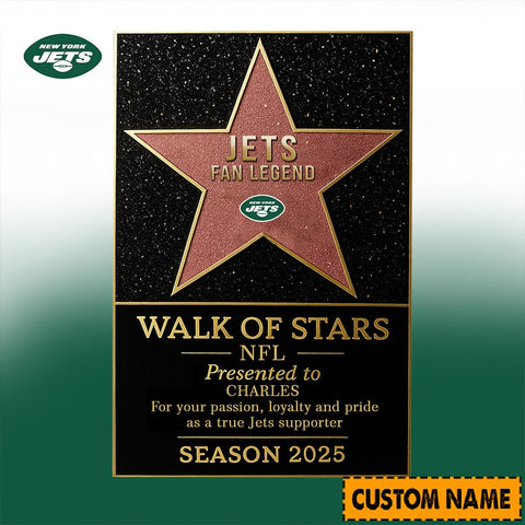 NFL Personalized Walk Of Stars Acrylic Block Plaque Funny Christmas Gift For Family - Limited Edition