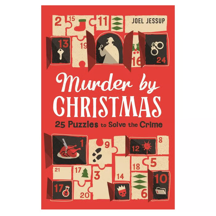 LAST DAY 50% OFF--Murder by Christmas: 25 Puzzles to Solve the Crime