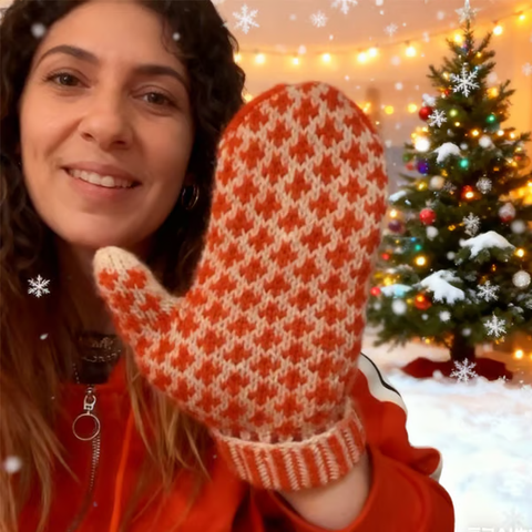🎅 The "Naughty List" Mittens | Cozy Knit with a Hidden Attitude🖕✨