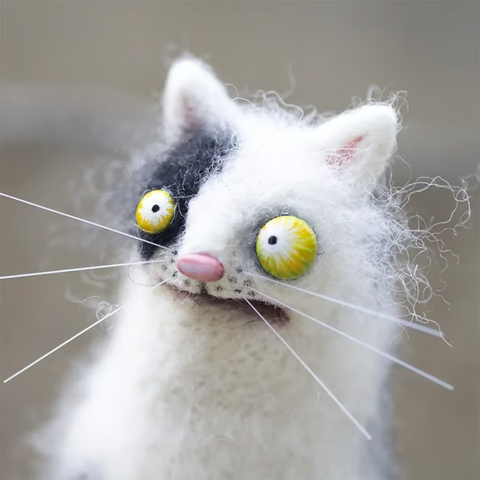 🔥Limited Edition, Only 100 Sets Left! - 🎄✨Wool Felt Familiars – Quirky Handmade Companions