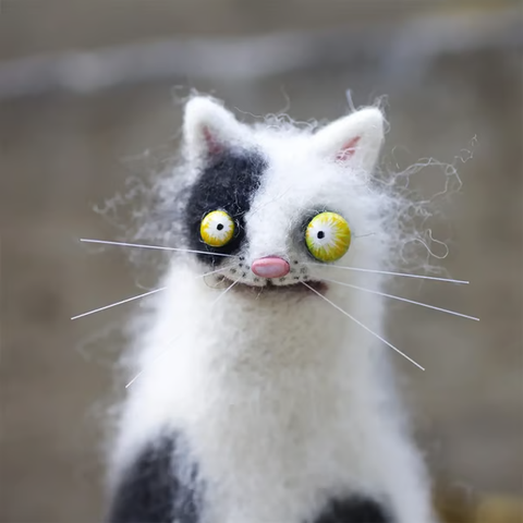 🔥Limited Edition, Only 100 Sets Left! - 🎄✨Wool Felt Familiars – Quirky Handmade Companions