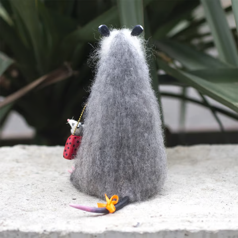 🔥Limited Edition, Only 100 Sets Left! - 🎄✨Wool Felt Familiars – Quirky Handmade Companions