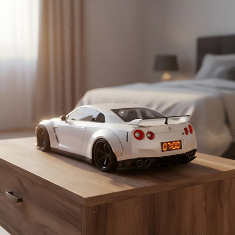 ⏰Hypercar Alarm Clock🏎️Realistic Engine & Light Effects