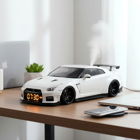 ⏰Hypercar Alarm Clock🏎️Realistic Engine & Light Effects