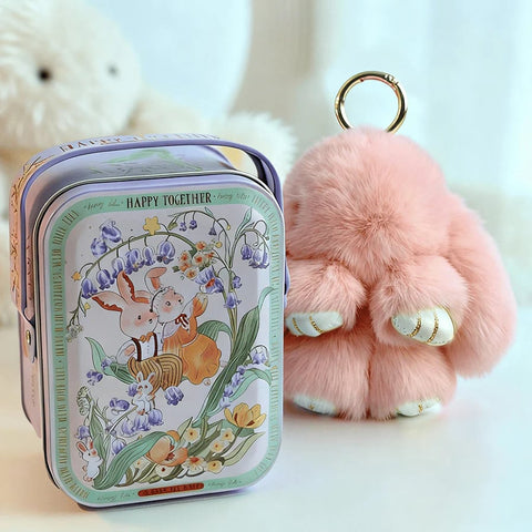 🏆LIMITED TIME SPECIAL SALE 🐰 Handmade Soft Bunny PomPom Charms
