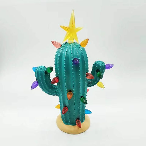 Last Day Special Sale - 49% OFF🌵Vintage Christmas Luminous Cactus✨