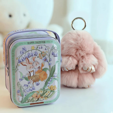 🏆LIMITED TIME SPECIAL SALE 🐰 Handmade Soft Bunny PomPom Charms