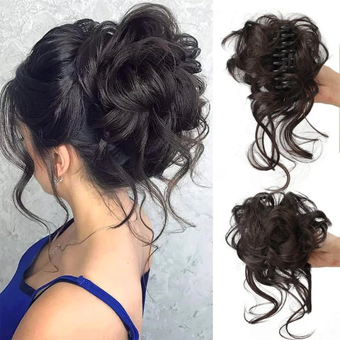 Buy 1 Get 1 Free✨ Curly Bun Hair Claw Clips