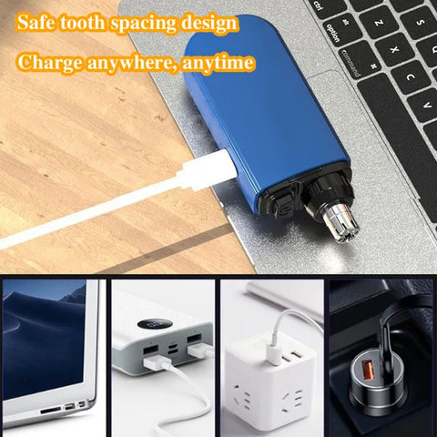 🔥2024 NEW YEAR SALE - Portable Nose Hair Trimmer (Painless & Precision)