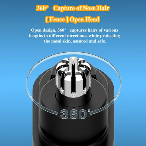 🔥2024 NEW YEAR SALE - Portable Nose Hair Trimmer (Painless & Precision)