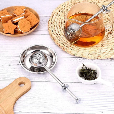 Long-Handle Tea Ball Infuser-BUY MORE SAVE MORE