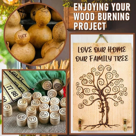 🔥DIY Wood/ Leather Burning Set + 26 Letters Copper Mold（Buy 2 Free Shipping）