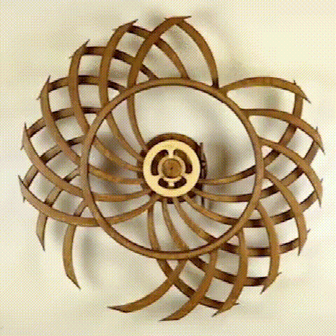 【LAST DAY -49%OFF】❃🍂Kinetic Wooden Sculpture
