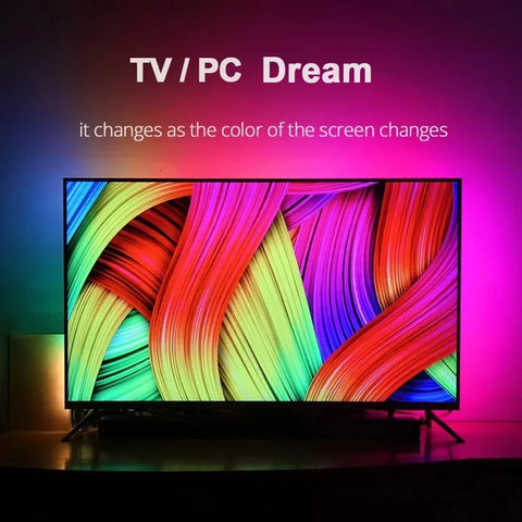 🔥Limited Time 49% Off! 🎁TV PC Dream Screen USB LED Strip