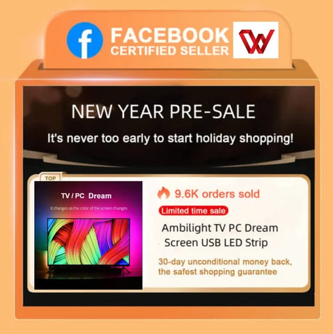🔥Limited Time 49% Off! 🎁TV PC Dream Screen USB LED Strip