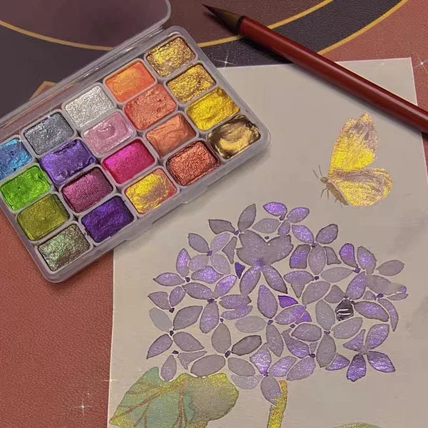 Last Day 49%- 🎨20 Colors Watercolor Painting Set