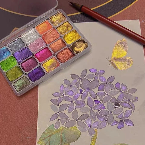 Last Day 49%- 🎨20 Colors Watercolor Painting Set