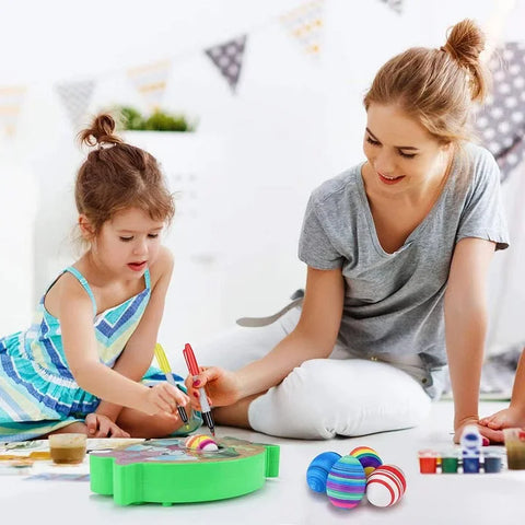 ✨Easter Day 60% OFF✨Mazing Egg Lathe with Markers-Perfect gift for Kids🐣