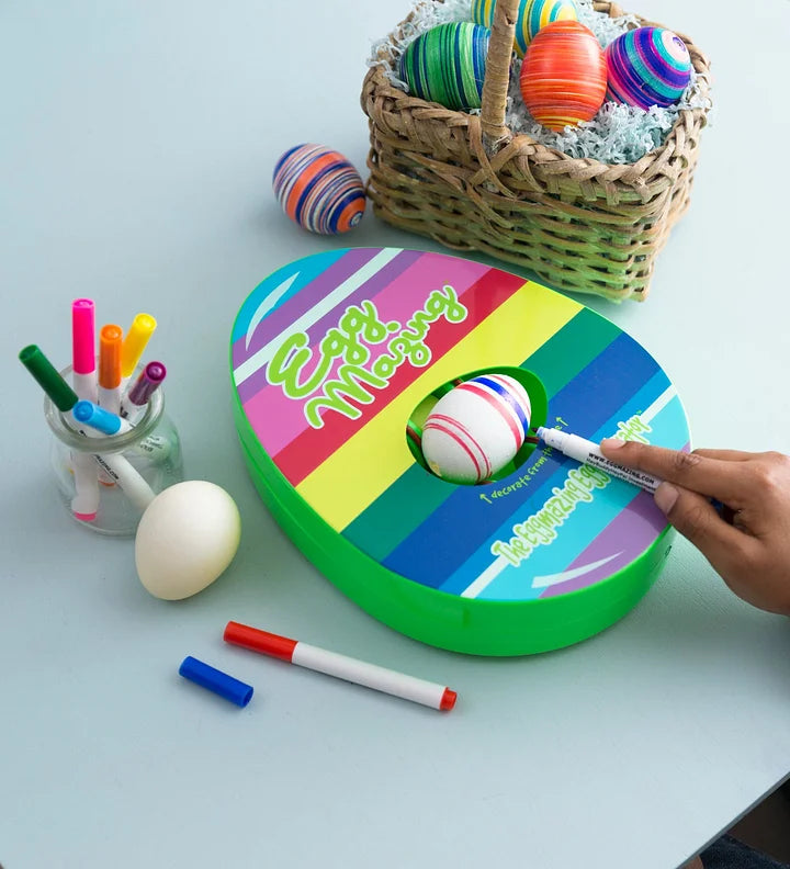 ✨Easter Day 60% OFF✨Mazing Egg Lathe with Markers-Perfect gift for Kids🐣