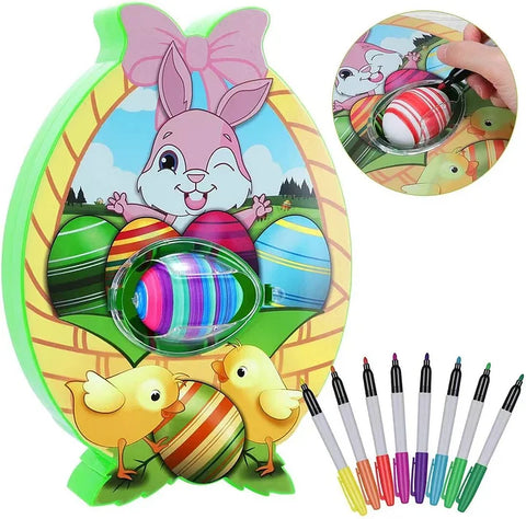 ✨Easter Day 60% OFF✨Mazing Egg Lathe with Markers-Perfect gift for Kids🐣