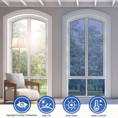 🔥Privacy Sun Blocking Anti UV Reflective Window Film - BUY MORE SAVE MORE