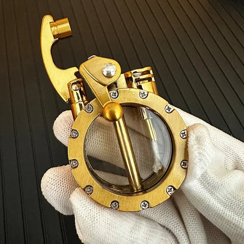 🔥HOT SALE NOW 49% OFF 🎁 - Retro Metal Rocker Kerosene Windproof Lighter
