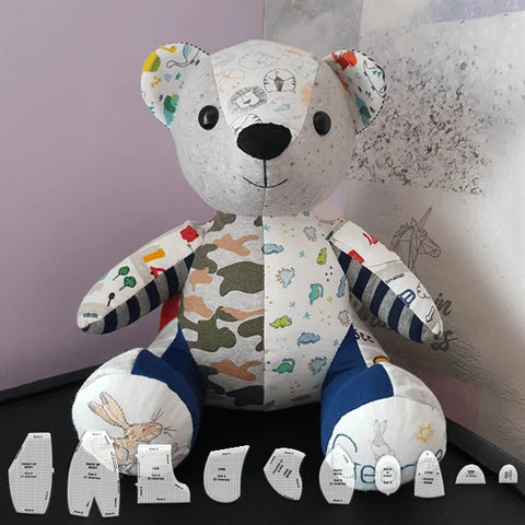 2024 New Year Sale- Memory Bear Template Ruler Set(7 PCS)