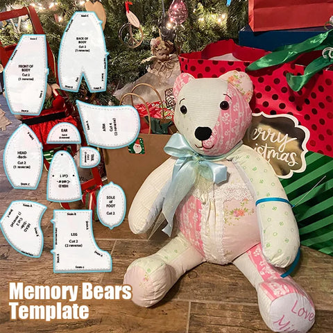 2024 New Year Sale- Memory Bear Template Ruler Set(7 PCS)