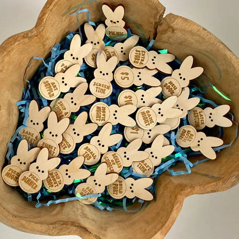 Easter Kids Reward Bunny Tokens