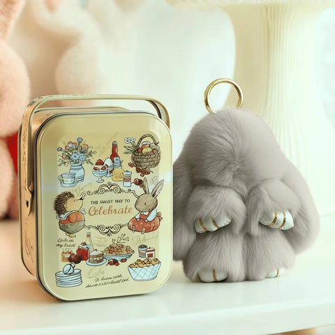 🏆LIMITED TIME SPECIAL SALE 🐰 Handmade Soft Bunny PomPom Charms